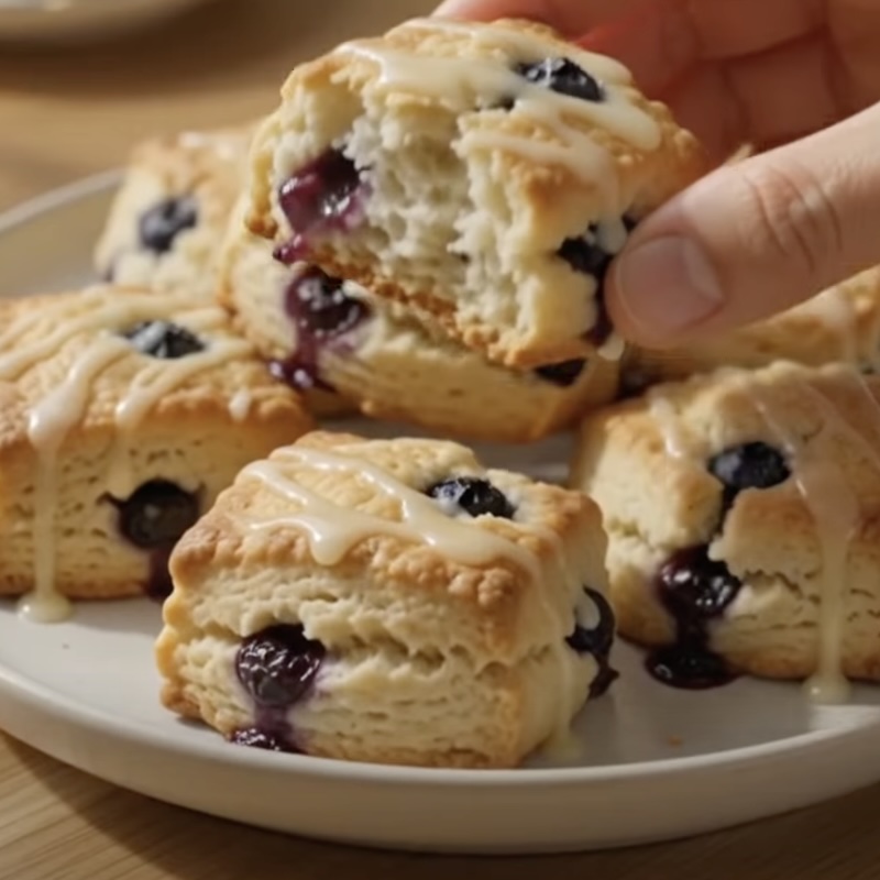 Blueberry Lemon Scone Bites