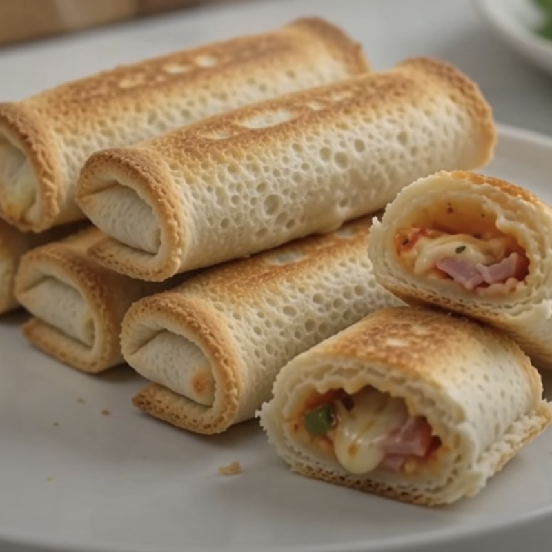 Cheesy Pizza Bread Rolls