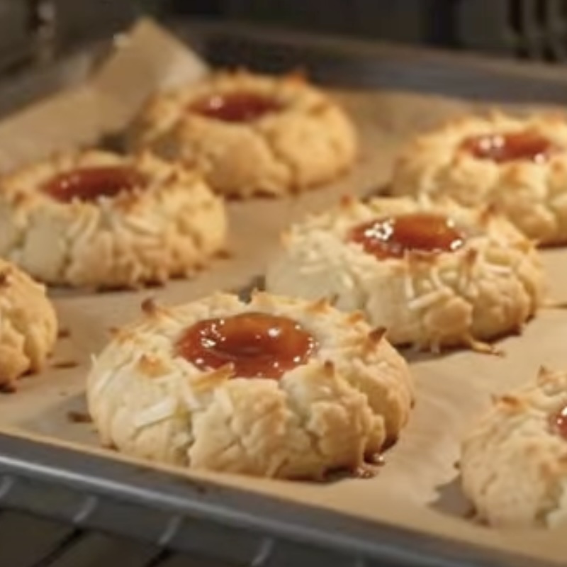 Coconut Jam Drops