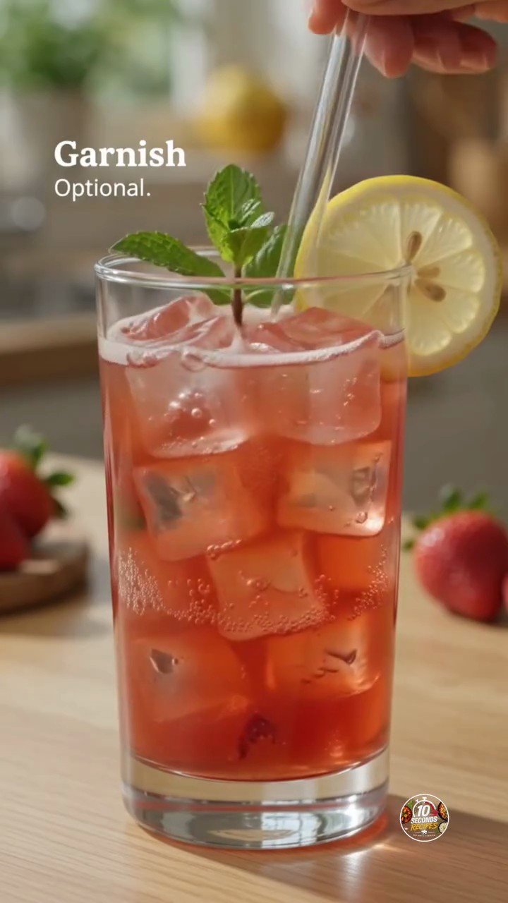 Sparkling Strawberry Lemonade