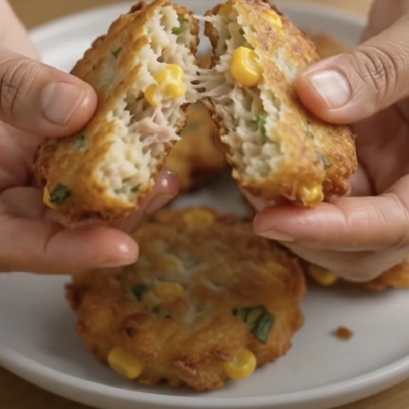 Tuna & Corn Fritters